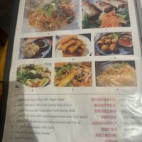 Vegan menu  at Viet Nam Ao BaBa in Hiroshima