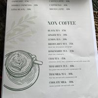 Coffee Menu, Sept. 7, 2024  at Munduk Farm House in Munduk