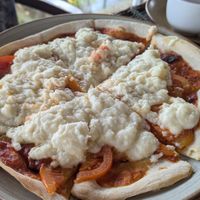 The vegan cheese is a little weird. at Munduk Farm House in Munduk