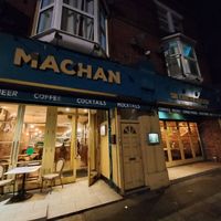 Outside at Machan Kitchen in Croydon