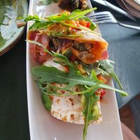 Burrito vegano at TXOTS in Empuriabrava