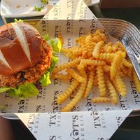 Hamburguesas vegana at TXOTS in Empuriabrava