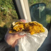Cauliflower and Chickpea Pasty at Becws Islyn Bakery Ltd in Gwynedd