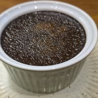 Dark chocolate creme brulee at The Daun in Bandar Seri Begawan