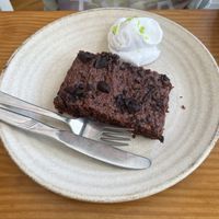 Brownie (com farinha de aveia)😋  at Sol Cozinha Vegetariana in Portimao
