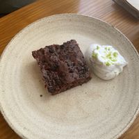 Brownie (com farinha de trigo)😋  at Sol Cozinha Vegetariana in Portimao