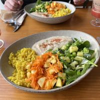 Salad bowl (great bean mash!)  at Sol Cozinha Vegetariana in Portimao