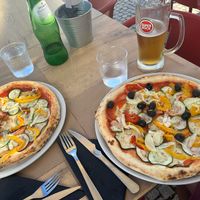 Auch auf Wunsch ohne Oliven😉 at Pizzeria Piccolino in Zambujeira Do Mar