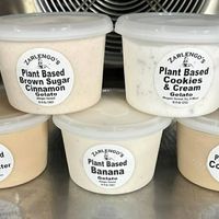 Vegan gelato pints at Zarlengo's in Chicago Heights
