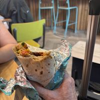 A great vegan burrito !  at Fresh Burritos - Gare du Nord in Paris