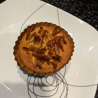 Portuguese almond tart at Cafe Liv in Ypsilanti