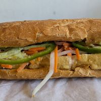 Onion Tofu Bánh Mì (no cilantro) at Portland Cà Phê in Portland
