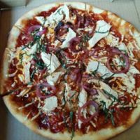 Vegan BBQ Pizza at Slice of Vegas Pizza in Las Vegas