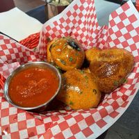Vegan garlic knots! So good!   at Slice of Vegas Pizza in Las Vegas