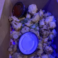 Buffalo Cauliflower bites   at Slice of Vegas Pizza in Las Vegas