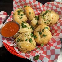 Vegan garlic knots at Slice of Vegas Pizza in Las Vegas
