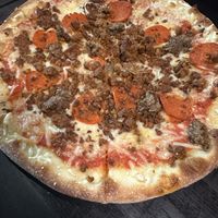 Non-Meat Lovers Pizzaa  at Slice of Vegas Pizza in Las Vegas