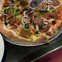 Supreme pizza (12”)  at Slice of Vegas Pizza in Las Vegas