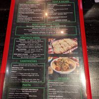 Menu Nov 2025 at Slice of Vegas Pizza in Las Vegas