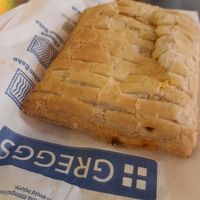 Vegan curry bake at Greggs in Gosport