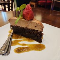 Chocolate peanut butter cake at Hussong's Cantina - Mandalay Bay Shoppes in Las Vegas