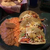 Vegan Chick’n tacos  at Hussong's Cantina - Mandalay Bay Shoppes in Las Vegas