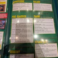 Vegan menu at Hussong's Cantina - Mandalay Bay Shoppes in Las Vegas