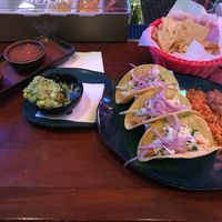 Vegan “fish” Tacos at Hussong's Cantina - Mandalay Bay Shoppes in Las Vegas