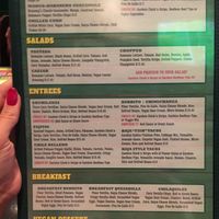 Vegan Menu at Hussong's Cantina - Mandalay Bay Shoppes in Las Vegas