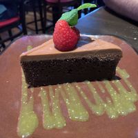Vegan chocolate cake! Yuum! at Hussong's Cantina - Mandalay Bay Shoppes in Las Vegas