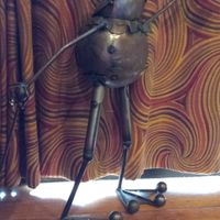 Frog at Bullfrog Brewery in Williamsport