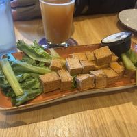 They updated their tofu. They finally made it crispy.  at Bullfrog Brewery in Williamsport