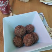 Side of falafel at Falafel Boy in Danville
