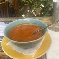 Tomato soup, veganized  at The Wrong Bar in Sofia