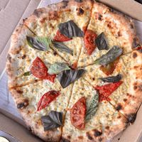 Heirloom Tomato Pizza  at Vegan Pizza Land in Easthampton