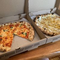 Absolutely fantastic pizza  at Vegan Pizza Land in Easthampton