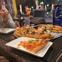 The large was pretty large!   at Pizza Sun in Chatan