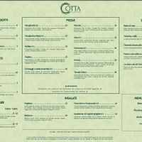 Menu été 2023 at Cotta Pizzeria in Romans-sur-isere