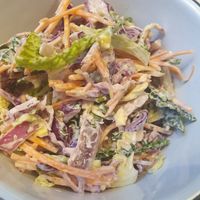 Purple slaw at Fat Hippo  in Glasgow