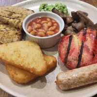 Vegan breakfast at The Green Cafe in South East London