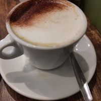 Oat cappuccino at The Green Cafe in South East London