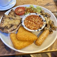 Full vegan breakfast  at The Green Cafe in South East London