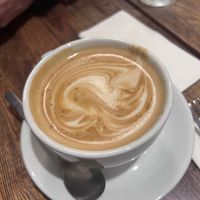 Oat latte  at The Green Cafe in South East London