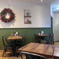 Christmas vibes  at The Green Cafe in South East London