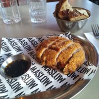 Portobello mushroom katsu at Maslow in Paris