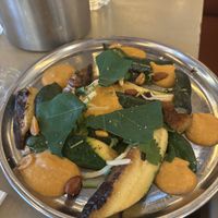 COURGETTE PEANUT SAUCE  at Maslow in Paris