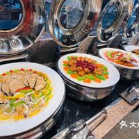 Vegan fish, vegan squid, vegan meat  at Green Eats in Hangzhou