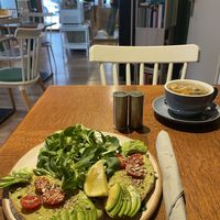 Avocado toast  at Café IIN in Vienna