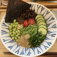 Vegan miso noodles  at Yu Dei 余地 in Kowloon