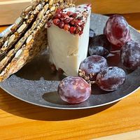 Vegan cheese with seeds crackers   at Yu Dei 余地 in Kowloon